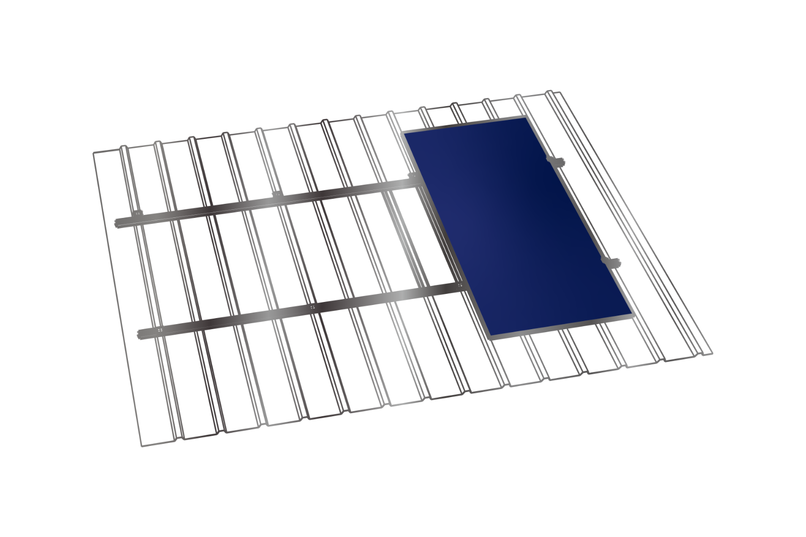 Pitched Metal Roof